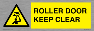 ROLLER DOOR KEEP CLEAR